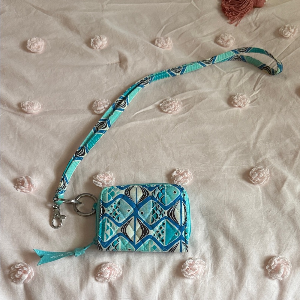 Vera Bradley Fish Wallet and Lanyard